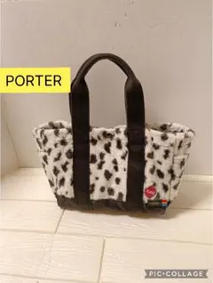 【PORTER×X-girl】別注メッセンジャーバッグ レオパード X-girl PORTER コラボ レオパード トートバッグ - メルカリ