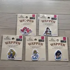 ディズニープリンセス ワッペンセット