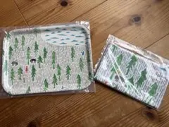 【完売品】ミナペルホネン　oneday トレー　（小） & 手拭いのサムネイル