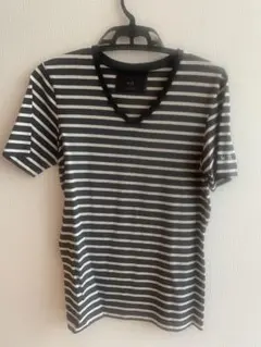 wjk ストライプ Vネック Tシャツ