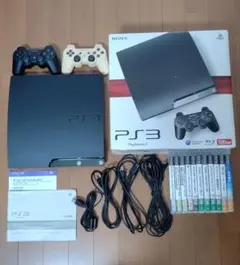 PS3本体 CECH-2000A コントローラー2個＋ゲームソフト11本
