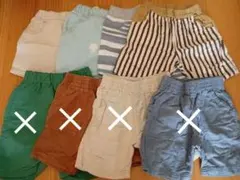 キッズ 半ズボン 8点セット110
