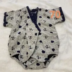 コムサイズム　甚平　ロンパース  70