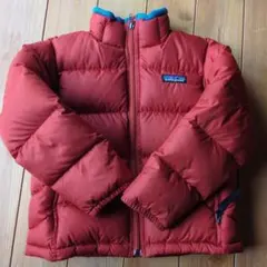 90s F6 希少ヴィンテージ　赤色ダウンジャケット　グースダウン