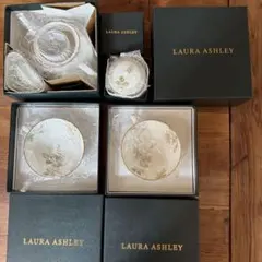 新品】LAURA ASHLEY アンジェリカ ケーキ皿 4枚セット 専用箱付き