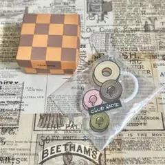 クラブハリエ　アクリルチャーム　マスキングテープ　ガチャ景品