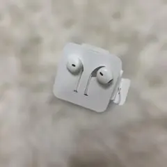 ホワイト 有線イヤホン Lightning iPhone純正