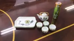 ミニチュアティーセット 花柄 陶器