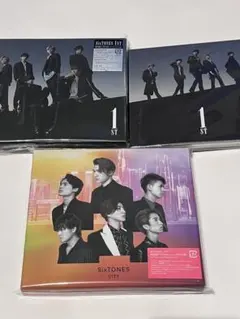 SixTONES 1ST 初回盤A 通常盤& CITY 初回盤B アルバムセット