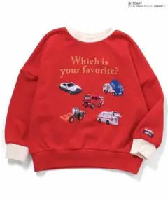 とことん様専用　新品110 TOMICA×BREEZE グラフィックトレーナー