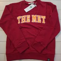 新品 ikka THE MET ロゴトレーナー 150 イッカ　秋冬物ラルフ