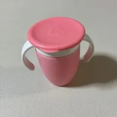 【美品】munchkin マンチキン ハンドル付きミラクルカップ ピンク