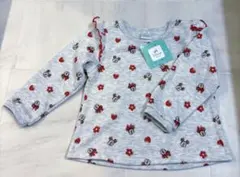 新品Disneyミッキーマウス　ミニーマウス　裏起毛　トレーナー80　女の子