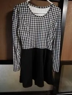 チュニック かわいい！千鳥柄 ワンピース M 新品未使用 送料無料