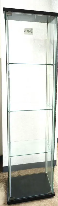 N　IKEA デトルフ　2個セット　LED付き IKEA】デトルフ2個サイズ 高さ40cm 上部LED付きアクリルケース