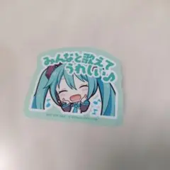 初音ミク 特典ステッカー