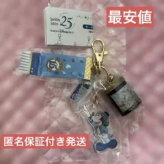 ディズニーシー　25周年　カプセルトイ　キーチェーン　15周年　キーホルダーのサムネイル