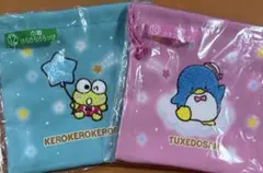 サンリオくじ キャラクター大賞 タキシードサム けろけろけろっぴ 巾着