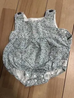 花柄ロンパース 70cm コットン
