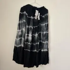 INDIA RAYON タイダイ柄ロングスカート