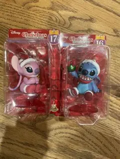 ディズニー2025年末クリスマスオーナメントくじ2体セット