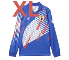 復刻  サッカー日本代表 ユニフォーム 1993ドーハ 復刻 adidas サッカー日本代表 ユニフォーム 1993ドーハ4XLサイズ