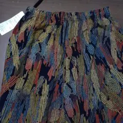 総柄 カジュアルパンツ ワイドパンツのサムネイル