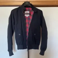 バラクータ G9(黒)ジップアップ ブルゾン チェック内側