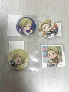 呪術廻戦 懐玉・玉折 渋谷事変まるくじ缶バッジ 浴衣 パフェ ステッカー七海建人