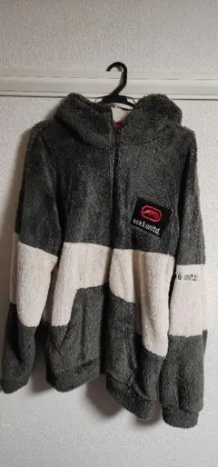 seki knit フード付きボアジャケット ECM2269SB