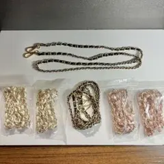 ショルダーストラップ 6セット 黒、白、ピンク