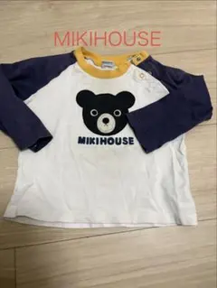 MIKIHOUSE 長袖Tシャツ クマ刺繍