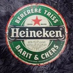 Heineken ハイネケン　ブリキ　看板　まとめ割引あり