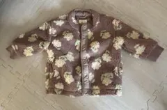 BEAMSmini 花柄フリースアウター 90cm