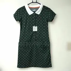 A 新品 PUMA GOLF プーマ ゴルフ シャツ ワンピース 黒系 水玉 S