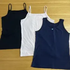 ユニクロ AIRism キャミソール 3枚セット 130 140