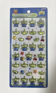 【正規品】ボンボンドロップシール　トイストーリー エイリアン リトルグリーンメン