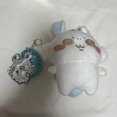 ちいかわ モモンガ がま口ポーチ ライトストーンストラップ プライズ