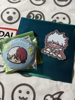 ヒロアカ 雄英高校オープンスクール 刺繍缶バッジ 轟焦凍