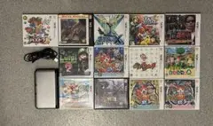 【人気ソフト多数】3DS LL 本体(初期化済み)＋ソフト13本セット動作確認済