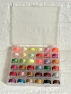 ボビン糸 36色セット ミシン糸 収納ケース付き ハンドメイド 裁縫 手芸