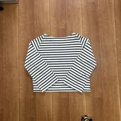 fifth カットソー　ボーダー　白×黒