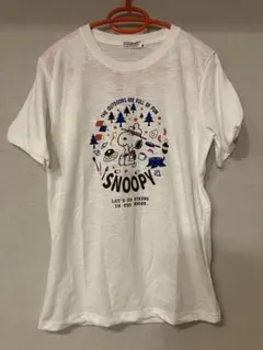 スヌーピーTシャツ　アウトドア　キャンプ