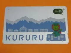 《KURURU 長野地域共通ICカード アルクマSuica パンフ2種付 限定E