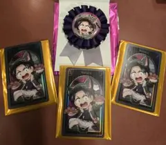 鬼滅の刃 ハロウィン コサージュ風缶バッジ メタリックカード 村田