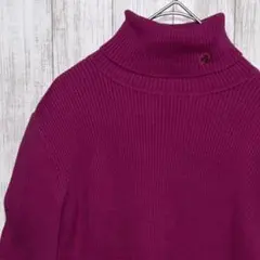 【たけこ様 専用】ローレンラルフローレン タートルネック ニット 長袖 パープル