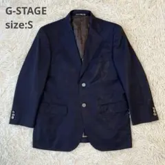 【G-STAGE ジーステージ】（S）メンズ テーラードジャケット ネイビー系