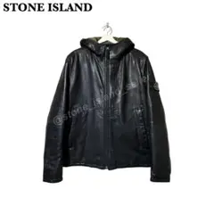 あ*の様 ストーンアイランド STONE  ライダースジャケット 革 楽天市場】美品 STONE ISLAND ストーンアイランド 「M」 レザー