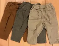 マーキーズ　パンツ　3枚セット　80