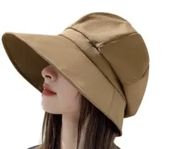 UVカット バケットハット つば広 小顔効果 折りたたみ可